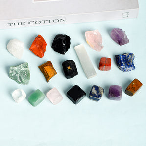 Crystal Healing Kit（17 Gemstones）