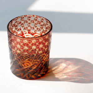 Whiskey Glass，Chingmaster“Wave chrysanthemum”